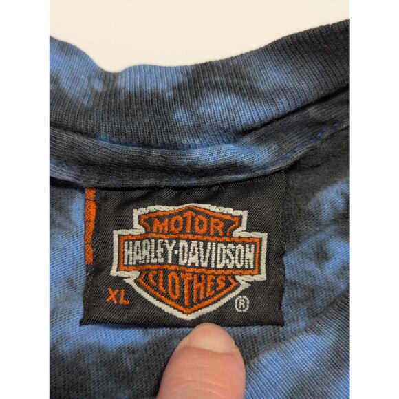 Vintage 1992 Harley Davidson Motorcycle Iron Stallion Single Stitch Tee Shirt XL - Picture 6 of 9